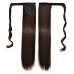 10# インビジブルシームレス包帯スタイルウィッグ ロングストレートヘアウィッグ ポニーテール, 10#