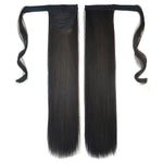 4# インビジブルシームレス包帯スタイルウィッグ ロングストレートヘアウィッグ ポニーテール, 4#
