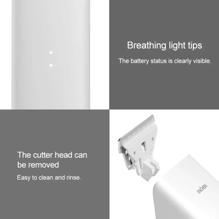 オリジナル Xiaomi Enchen Boost インテリジェント高速充電 電動ヘアトリマー ヘアカットマシン