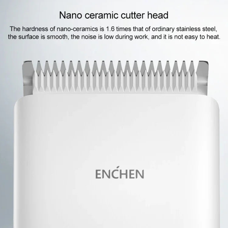オリジナル Xiaomi Enchen Boost インテリジェント高速充電 電動ヘアトリマー ヘアカットマシン