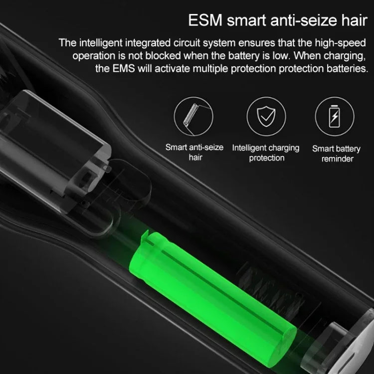 オリジナル Xiaomi Enchen Boost インテリジェント高速充電 電動ヘアトリマー ヘアカットマシン