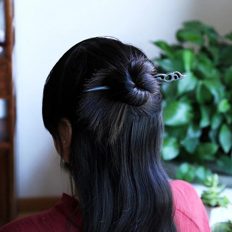 クラシックグリーンサンダルウッド古代ヘアピン ヘアコスチュームヘッドドレス-バンユエ翡翠の花＋ギフトボックス、ギフトボックスの色はランダム、グリーンサンダルウッドバンユエ翡翠の花 ホワイト