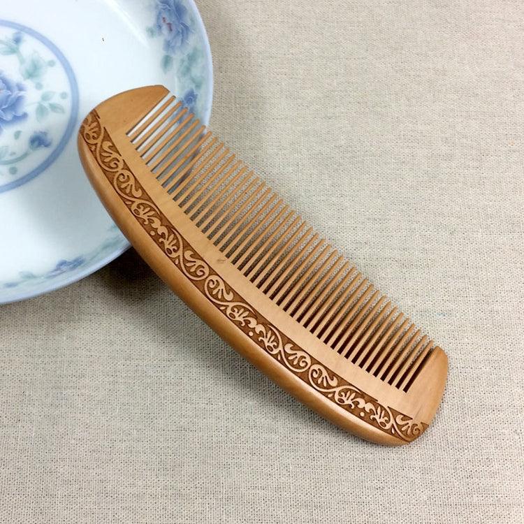 静電気防止マッサージ木製櫛＋ギフトボックス ギフトボックスの色はランダム 3