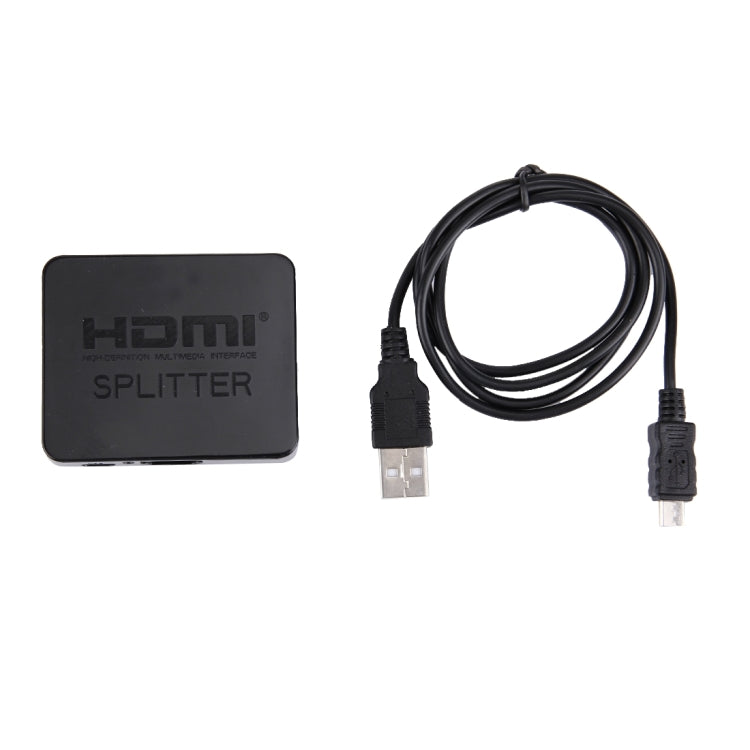 4K HDMIスプリッター フルHD 1080pビデオ HDMIスイッチャー 1x2分配 アンプ デュアルディスプレイ HDTV DVD PS3 Xbox対応、4K HDMI（ブラック）、4K HDMI（ホワイト）