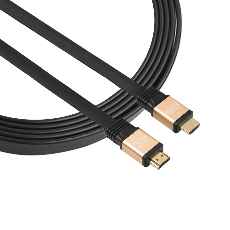 1m HDMI 2.0（4K）30AWG 高速18Gbps 金メッキコネクター HDMIオス-オス フラットケーブル、長さ：1m