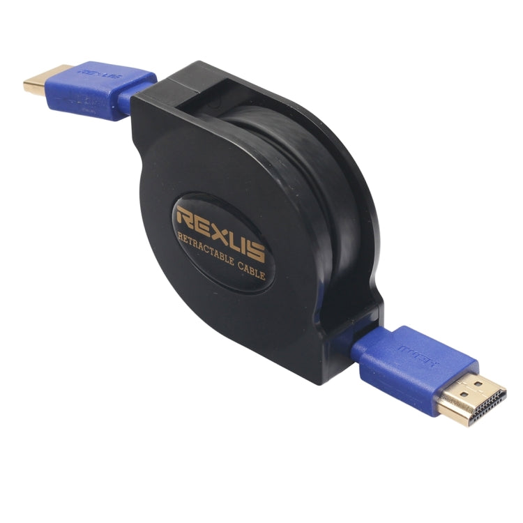 1.8m HDMI 1.4 (1080P) 金メッキコネクター HDMIオス- HDMIオス 伸縮フラットケーブル、長さ: 1.8m