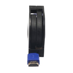 1.8m HDMI 1.4 (1080P) 金メッキコネクター HDMIオス- HDMIオス 伸縮フラットケーブル、長さ: 1.8m