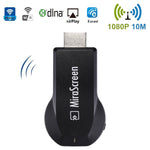 MiraScreen WiFiディスプレイドングル / Miracast Airplay DLNAディスプレイレシーバードングル ワイヤレスミラーリングスクリーンデバイス 2in1 USBケーブル付き