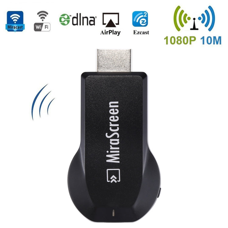 MiraScreen WiFiディスプレイドングル / Miracast Airplay DLNAディスプレイレシーバードングル ワイヤレスミラーリングスクリーンデバイス 2in1 USBケーブル付き