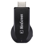 MiraScreen WiFiディスプレイドングル / Miracast Airplay DLNAディスプレイレシーバードングル ワイヤレスミラーリングスクリーンデバイス 2in1 USBケーブル付き