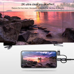 3in1 マイクロUSB＋USB-C / タイプC＋8ピンからHDMI HDTVケーブル