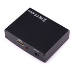 1080P HD HDMIからYPbPrビデオおよびR/Lオーディオアダプターコンバーター、HDMIからYPbPr+R/L