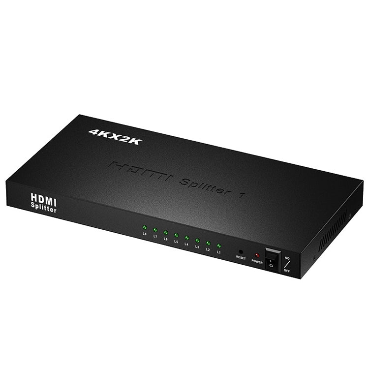 1 x 8 フルHD 1080P HDMIスプリッター スイッチ付き、3D & 4K x 2K対応