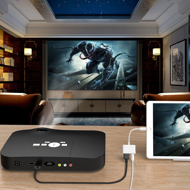 8ピンからHDMI HDTVプロジェクタービデオアダプターケーブル iPhone用、iPhone 8ピン用