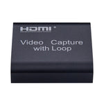 USB 2.0 to HDMI 4K HD Video Capture with Loop