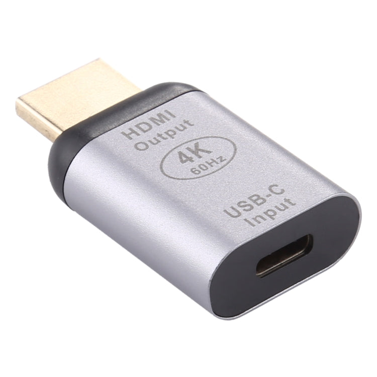 Type-C / USB-C メスからHDMIオス アルミ合金アダプター、Type-CメスからHDMIオス