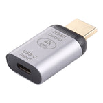 Type-C / USB-C メスからHDMIオス アルミ合金アダプター、Type-CメスからHDMIオス