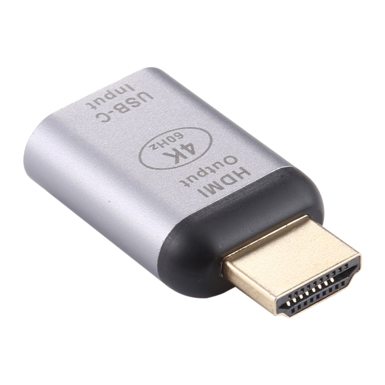 Type-C / USB-C メスからHDMIオス アルミ合金アダプター、Type-CメスからHDMIオス