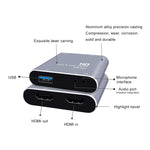 Z37 HDMI メス + マイク から HDMI メス + オーディオ + USB HD ビデオ＆オーディオキャプチャカード ループ付き、Z37