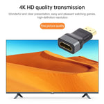 金メッキヘッド HDMIメス-オスアダプター、HDMIメス-オス