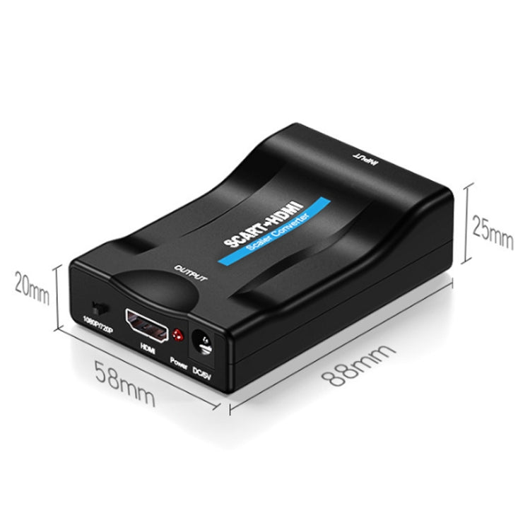 SCARTからHDMI HDTV1080P HDコンバーター、SCARTからHDMI