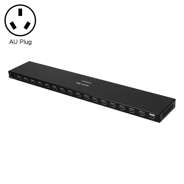 Measy SPH116 1対16 4K HDMI 1080Pスイッチ 同時表示スプリッター、1対16、AUプラグ、1対16、EUプラグ、1対16、UKプラグ、1対16、USプラグ