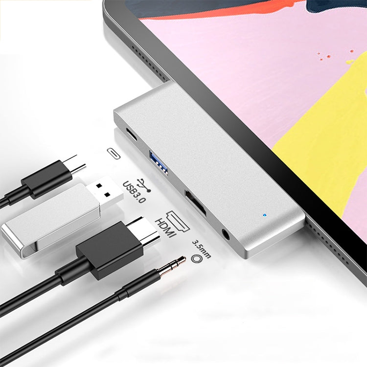 HW-TC29 4イン1 Type-C / USB-C 多機能拡張ハブアダプター iPad Proハブ