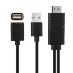 USBオス＋USB 2.0メスからHDMI電話用HDTVアダプターケーブル