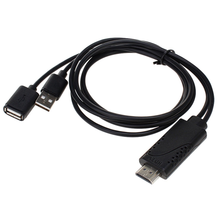 USBオス＋USB 2.0メスからHDMI電話用HDTVアダプターケーブル