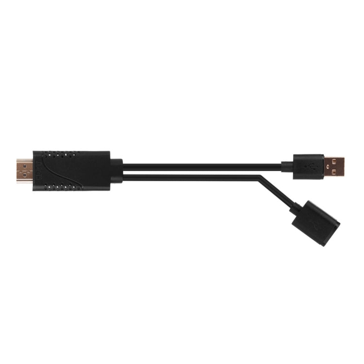 USBオス＋USB 2.0メスからHDMI電話用HDTVアダプターケーブル