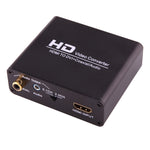 NEWKENG X5 HDMI to DVI オーディオ付き 3.5mm 同軸出力 ビデオコンバーター、EUプラグ、X5 HDMI to DVI オーディオ付き