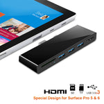 ROCKETEK SK-S5H 3 x USB 3.0 + HDMI + SD / TF メモリーカードリーダーハブ 4K HDMIアダプター、SK-S5H