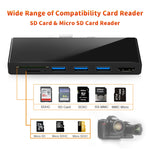 ROCKETEK SK-S5H 3 x USB 3.0 + HDMI + SD / TF メモリーカードリーダーハブ 4K HDMIアダプター、SK-S5H