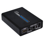 HDMI to コンポジット / AV S-ビデオコンバーター RCA CVBS/L/R ビデオコンバーターアダプター、EUプラグ、HDMI to AV + S-ビデオ