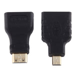 1m HDMIオス- HDMIオス 伸縮式ビデオオーディオコネクターケーブル ミニHDMI＆マイクロHDMIアダプター付き HDTVモニター＆プロジェクター＆PC＆カメラ＆タブレット＆スマートフォン用