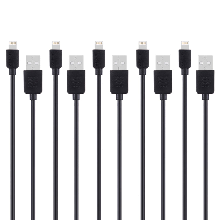 5個セット HAWEEL 1m高速8ピンからUSB同期充電ケーブルキット iPhone、iPad用 5個