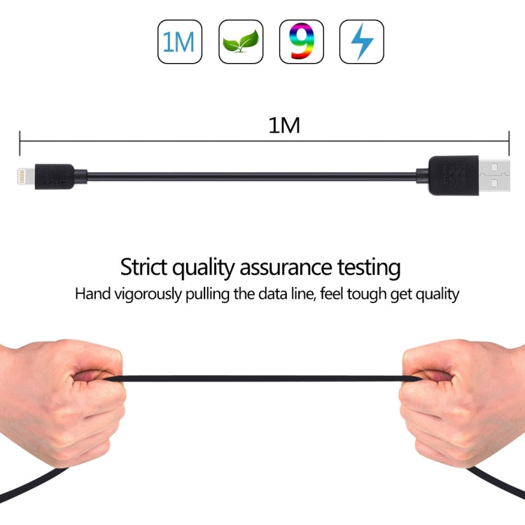 5個セット HAWEEL 1m高速8ピンからUSB同期充電ケーブルキット iPhone、iPad用 5個