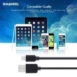 5個セット HAWEEL 1m高速8ピンからUSB同期充電ケーブルキット iPhone、iPad用 5個