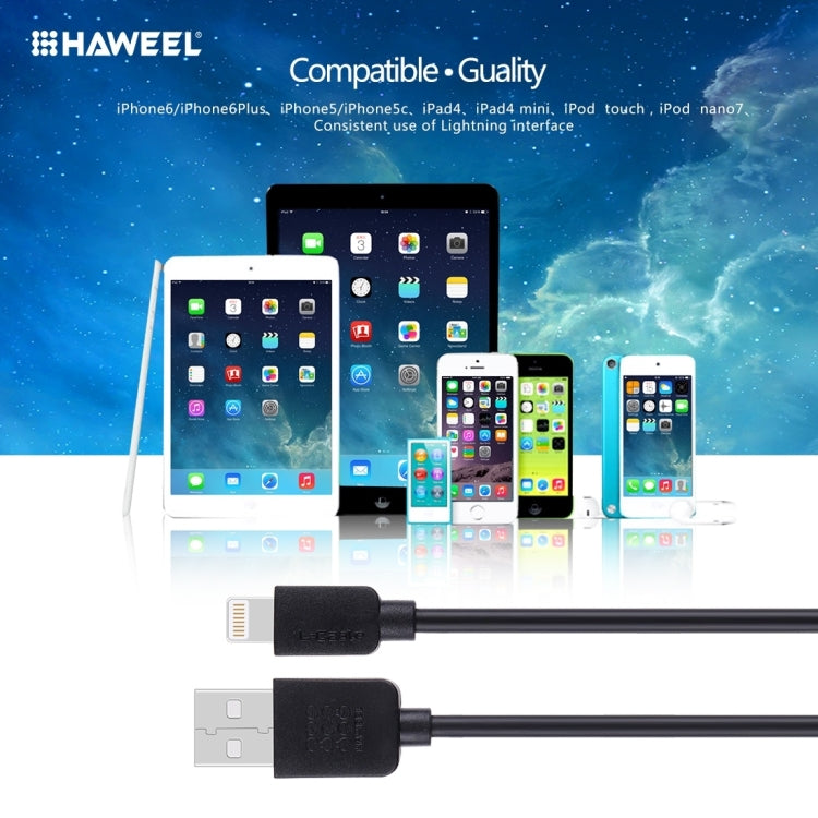 5個セット HAWEEL 1m高速8ピンからUSB同期充電ケーブルキット iPhone、iPad用 5個