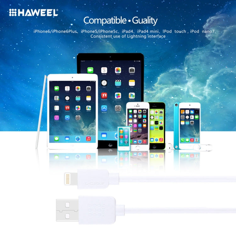 3個セット HAWEEL 1m 高速 8ピン to USB 同期＆充電ケーブルキット iPhone、iPad用、3個入り