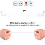 5 PCS HAWEEL 1m High Speed 8 pin to USB Sync and Charging Cable Kit for iPhone, iPad