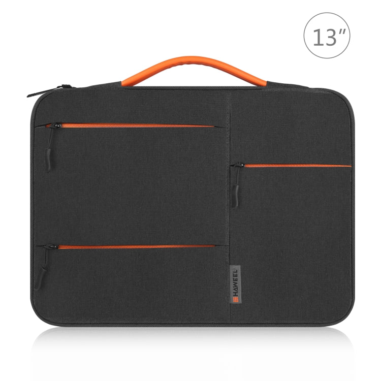 HAWEEL 13.0インチ スリーブケース ジッパーブリーフケース ラップトップハンドバッグ Macbook、Samsung、Lenovo Thinkpad、Sony、DELL Alienware、CHUWI、ASUS、HP対応 13インチ〜13.5インチノートパソコン用、13.0〜13.5インチ