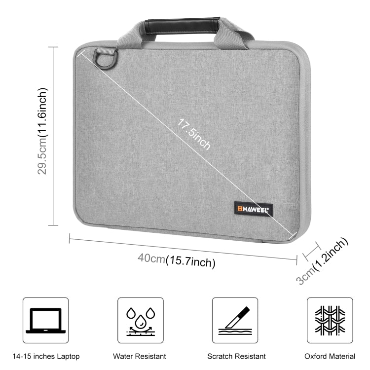 HAWEEL 15.0インチ〜16.0インチ ブリーフケース クロスボディ ラップトップバッグ Macbook、Lenovo Thinkpad、ASUS、HP対応 15.0インチ〜16.0インチ