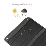 HAWEEL 28W折りたたみ式ソーラーパネル充電器 5V 3A最大デュアルUSBポート付き、28Wパネル(B)