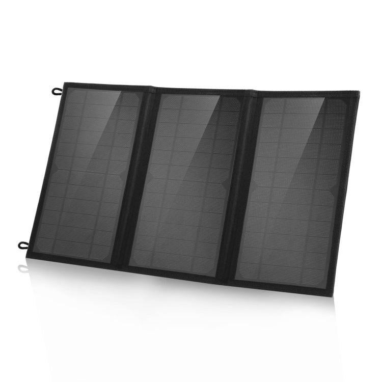 HAWEEL 18W 3パネル 折りたたみ式ソーラーパネル充電バッグ 5V / 3.1A 最大デュアルUSBポート対応 QC3.0およびAFC対応、18W 3パネル