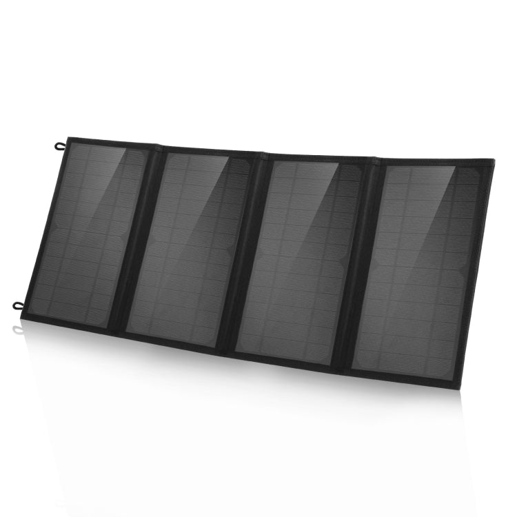 HAWEEL 24W 4パネル 折りたたみ式ソーラーパネル充電バッグ 5V / 3.1A 最大デュアルUSBポート対応 QC3.0およびAFC対応、24W 4パネル