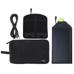 HAWEEL 28W 折りたたみ式傘トップ ソーラーパネル充電器 5V 3A 最大デュアルUSBポート対応 QC3.0 / FCP / SCP / AFC / SFCPプロトコル対応