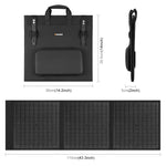 HAWEEL 60W 折りたたみ式ソーラーパネル充電器 旅行用折りたたみバッグ、60W