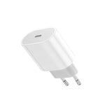 HAWEEL PD 20W シングル USB-C / Type-C インターフェース QC トラベル充電器、フルQCプロトコル対応、EUプラグ、QC充電器 EUプラグ