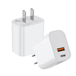 HAWEEL 20W デュアルポート急速充電アダプター、USプラグ、デュアルポート充電器 USプラグ